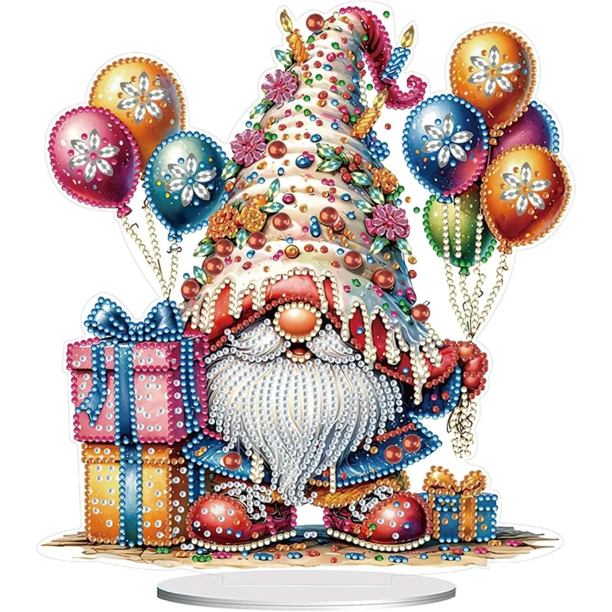 Birthday Gnome Diamond Painting Tabletop - multi – image 4
