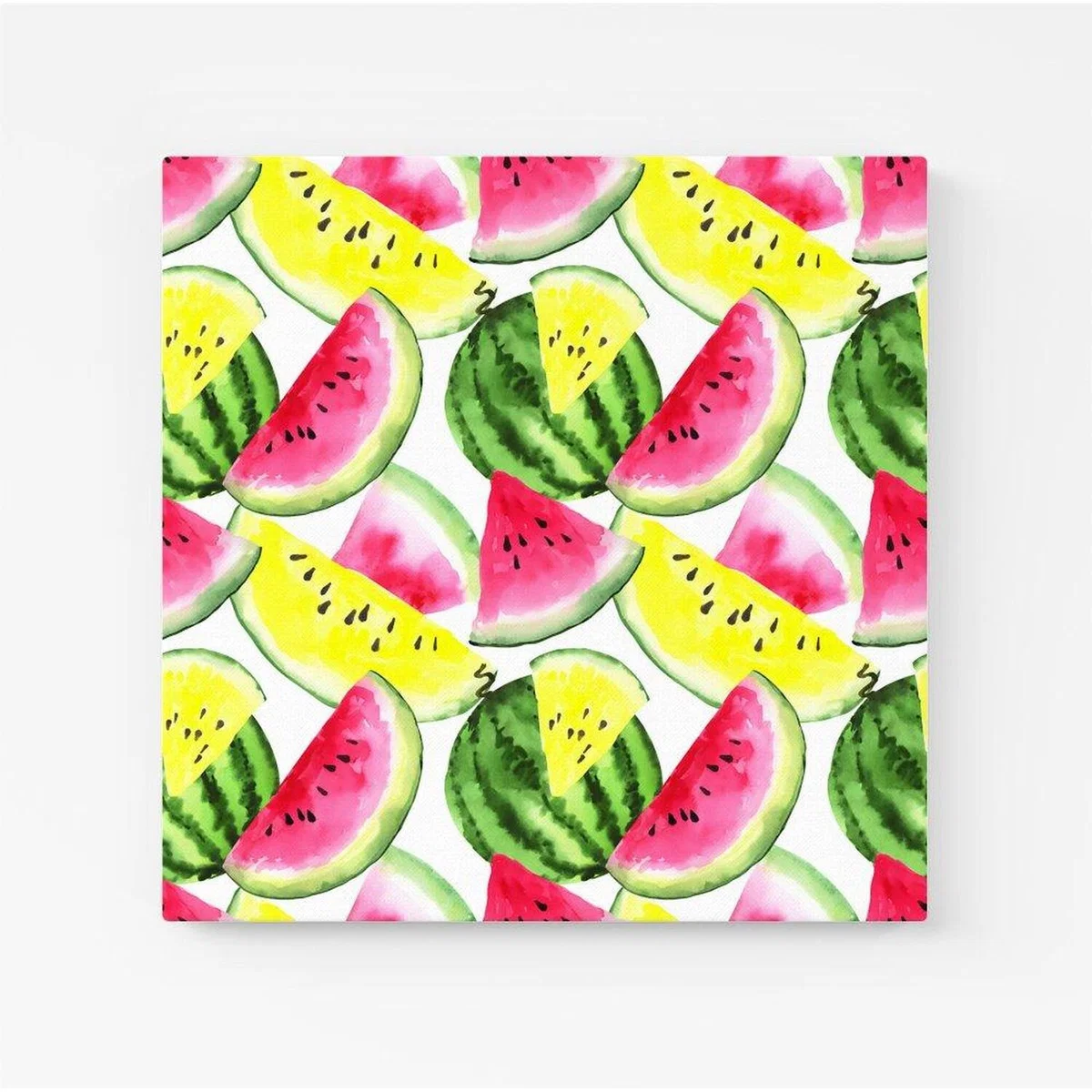 Colourful Melon Pattern Canvas Print - Pink / Medium – image 2