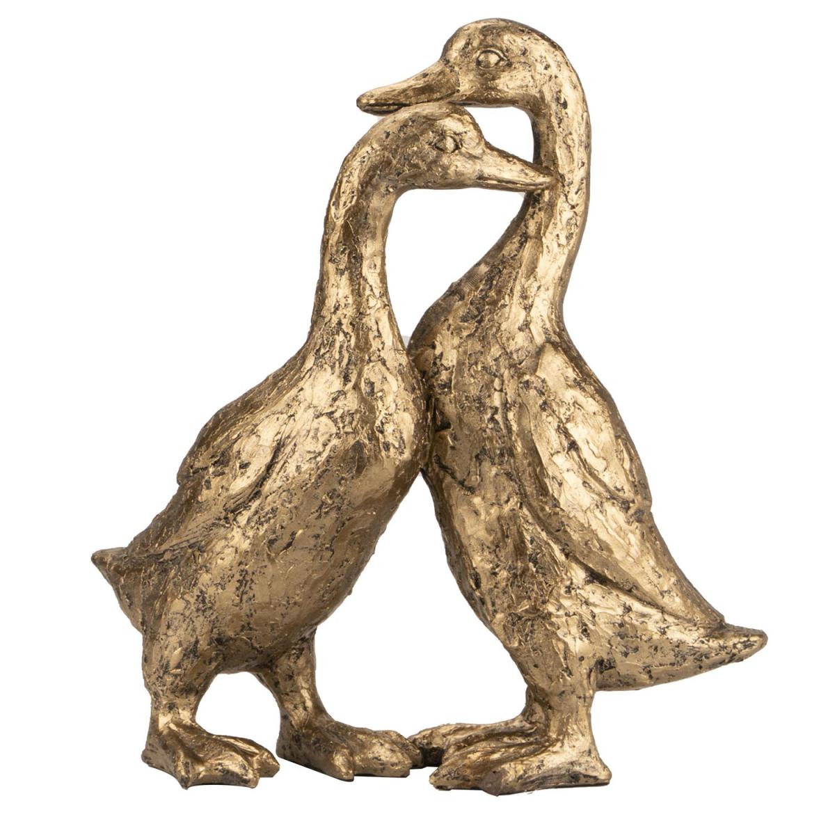 Bronze Kissing Ducks – image 2
