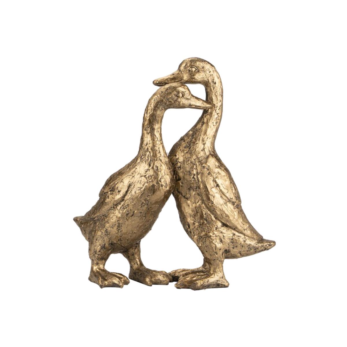 Bronze Kissing Ducks – image 1