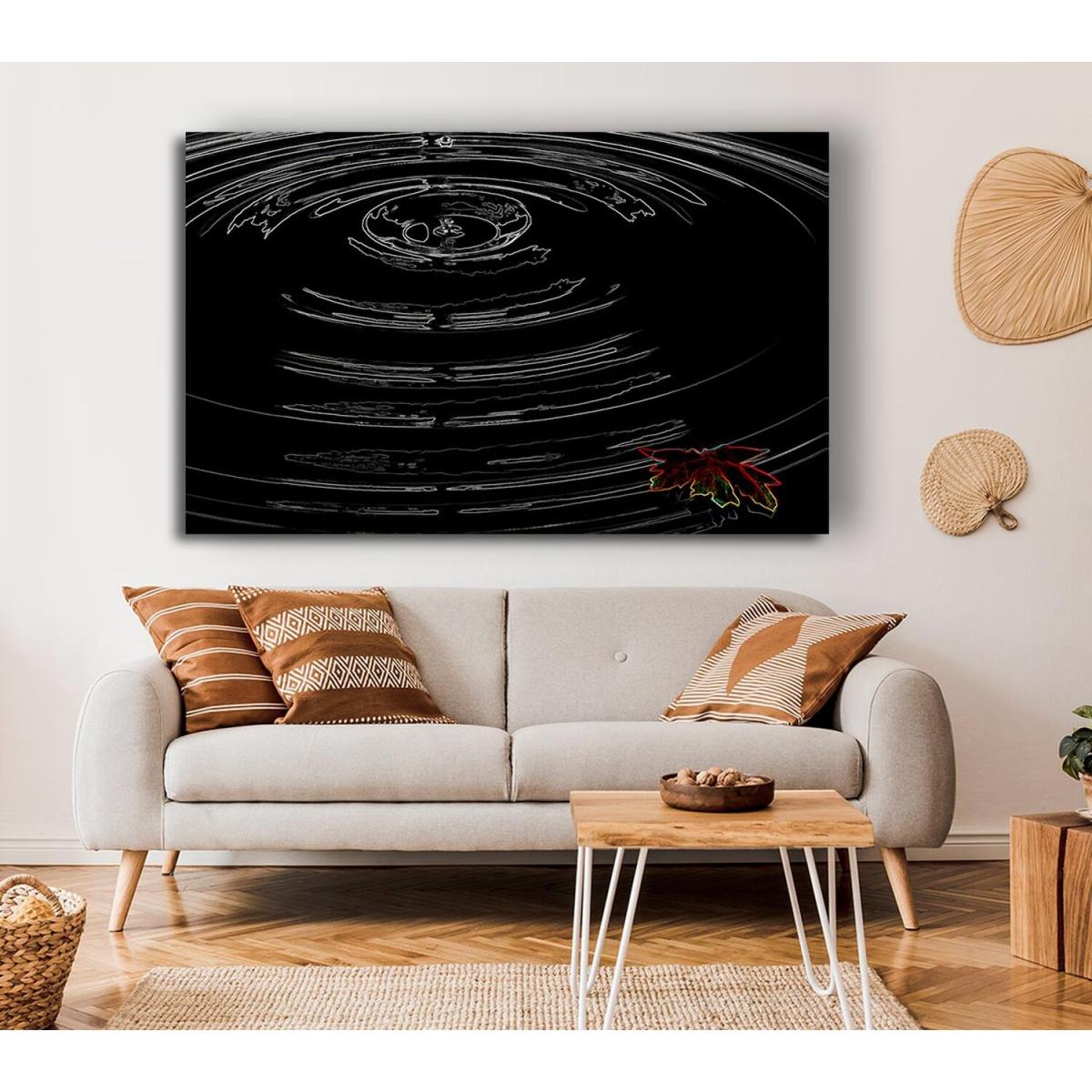 Ripples Canvas Print Wall Art - Yellow / 35.56cm – image 4