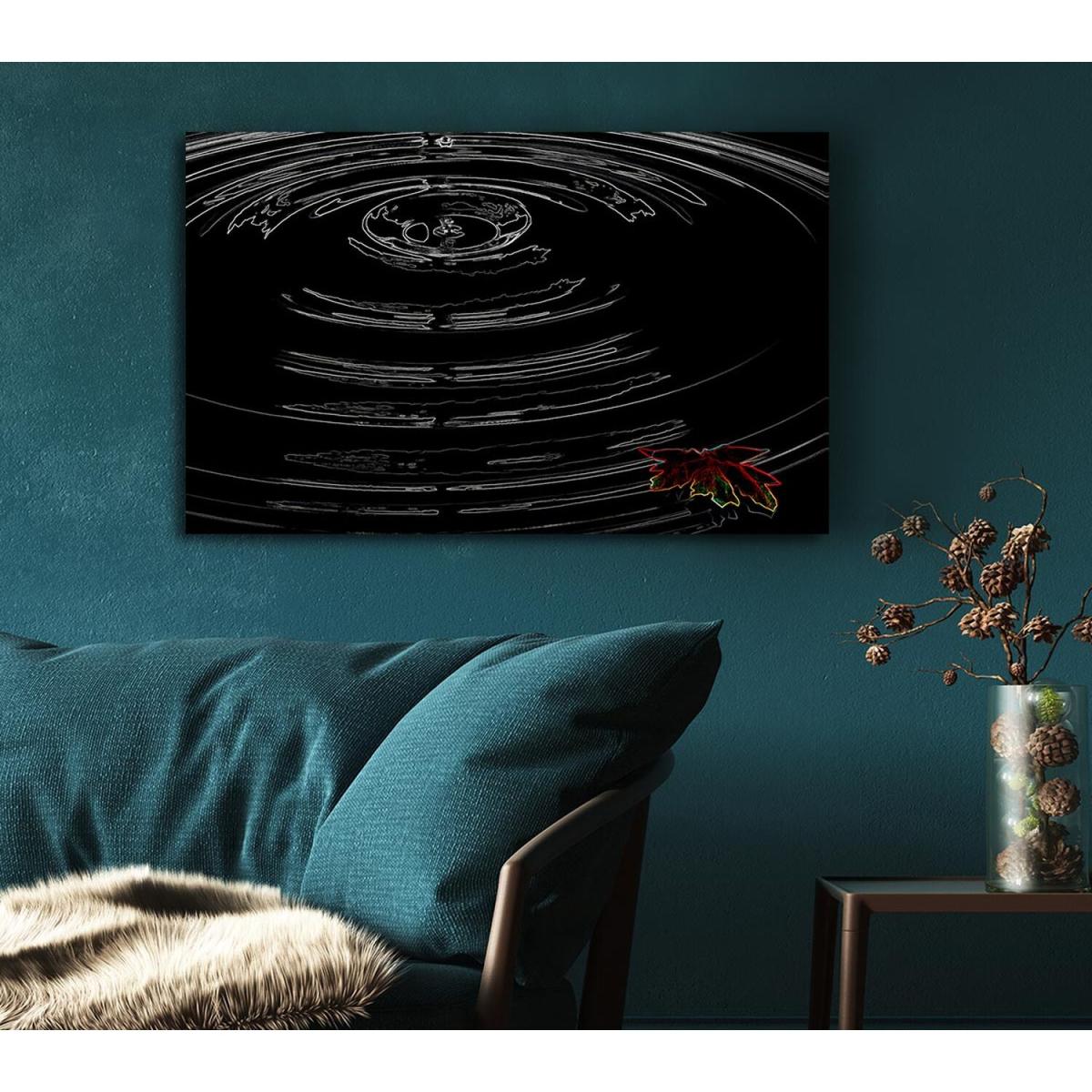 Ripples Canvas Print Wall Art - Yellow / 35.56cm – image 5