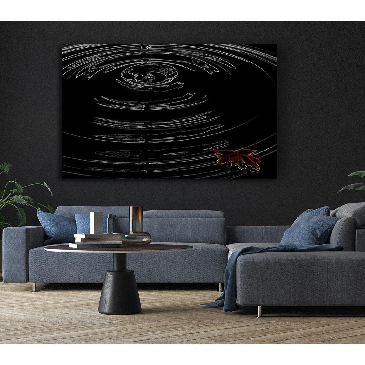 Ripples Canvas Print Wall Art - Yellow / 35.56cm – image 6