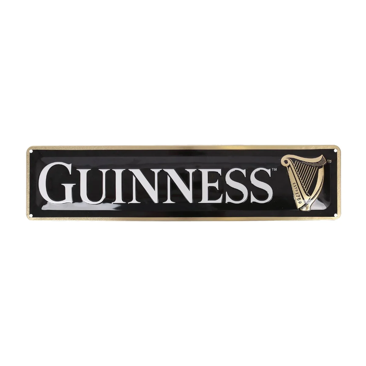 Contemporary Metal Tin Sign - Black – image 1