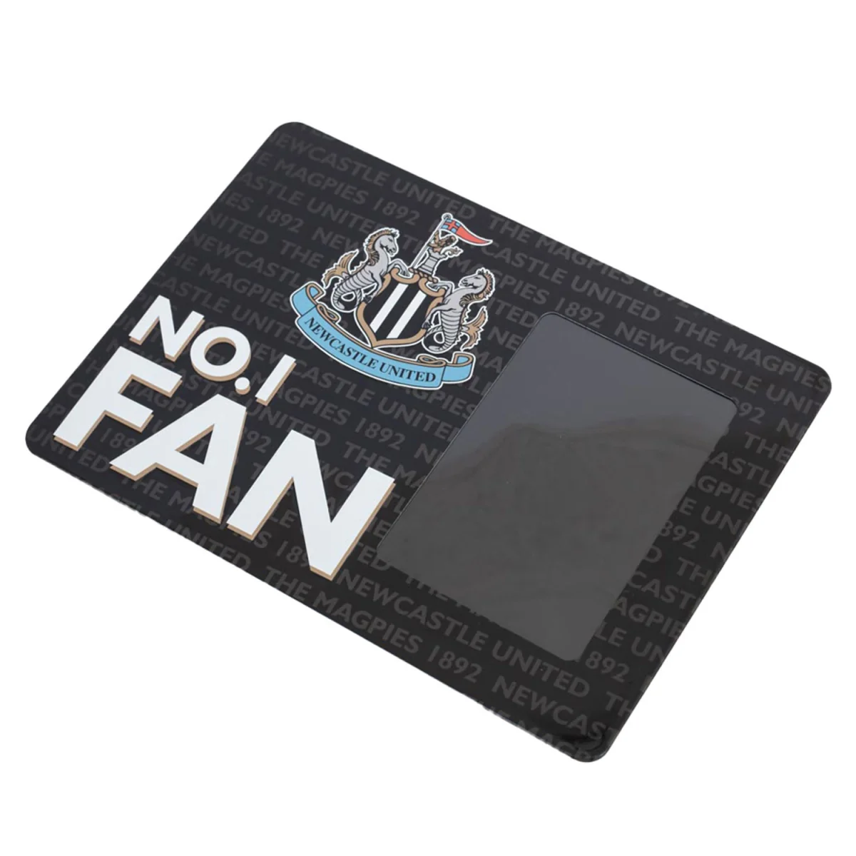 Newcastle United FC No. 1 Fan Frame Sign - Black/White – image 2