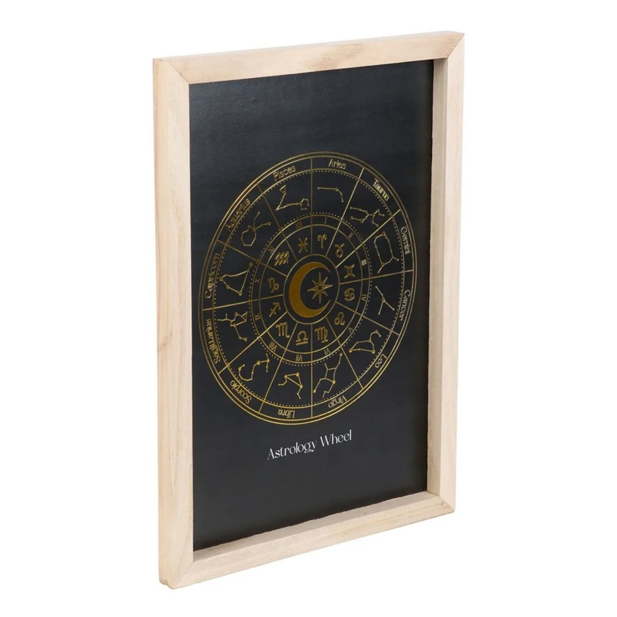 Something Different Astrology Wheel Framed Print - Black – image 4