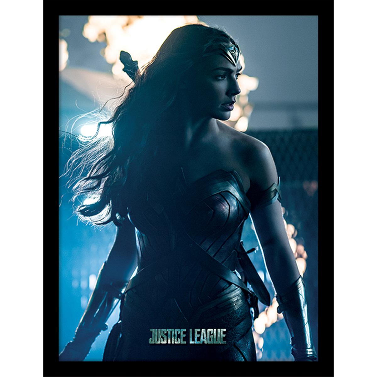 Justice League Movie (Wonder Woman In Enemy Territory) Framed Print – image 2