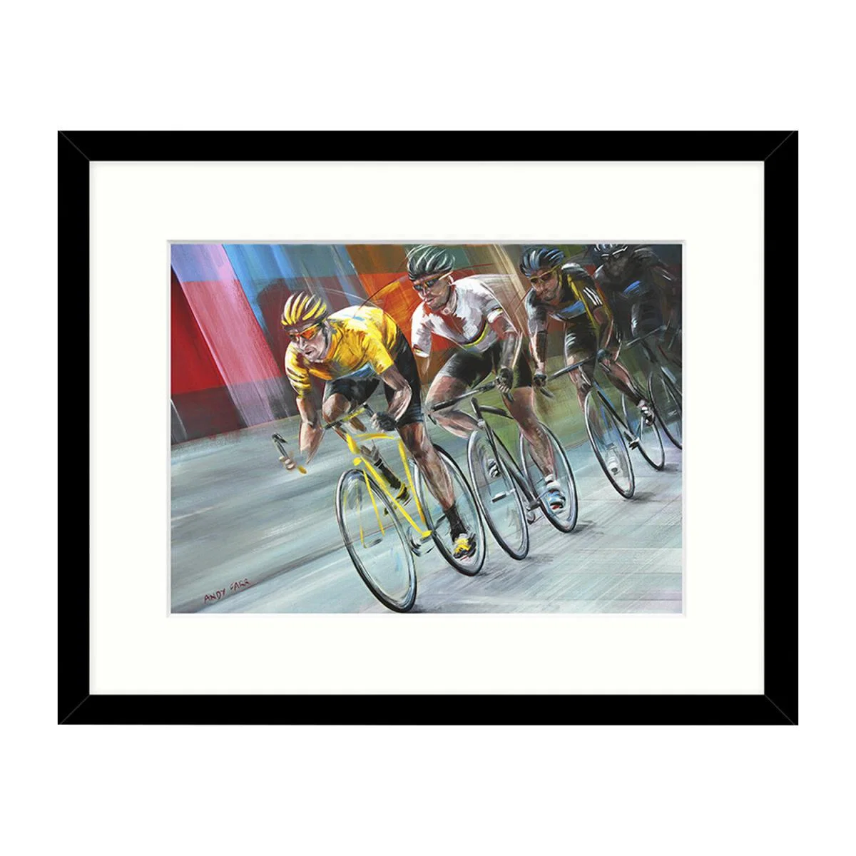 Andy Farr Vainqueur Cycling Framed Art – image 2