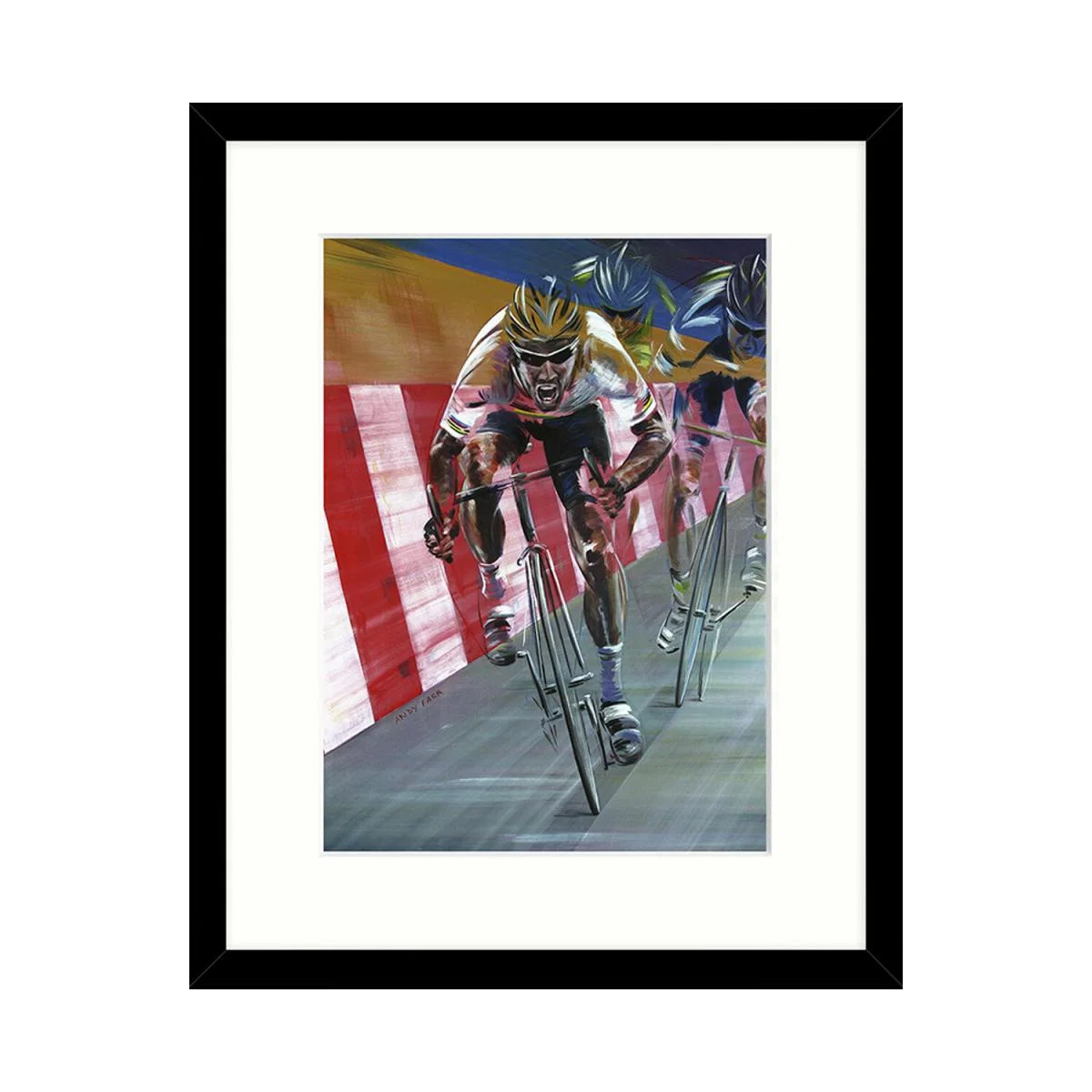 Andy Farr Vainqueur Cycling Framed Art – image 3