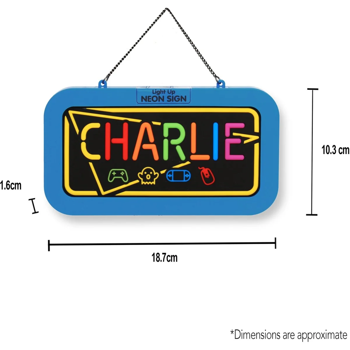 Ella Pre-personalised Light-Up Neon Bedroom Sign - Yellow – image 7