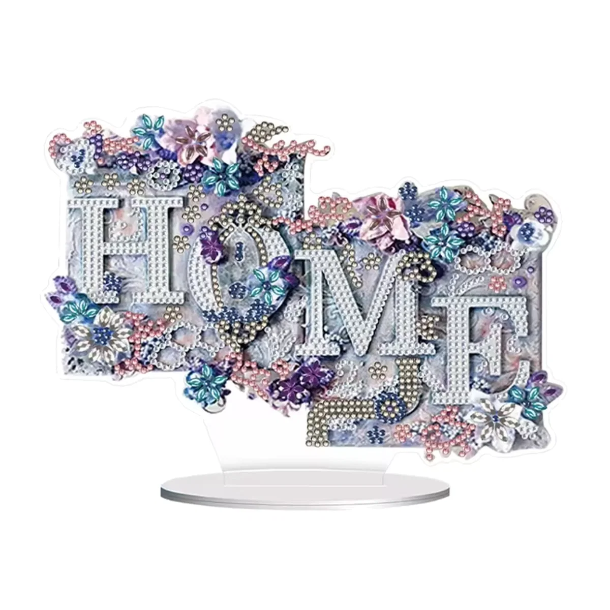 Home Floral Tabletop Diamond Painting Kit - Multi – image 1