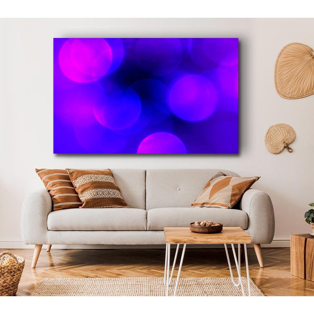 Cerise Blues Canvas Print Wall Art - Yellow / 50.8cm – image 4