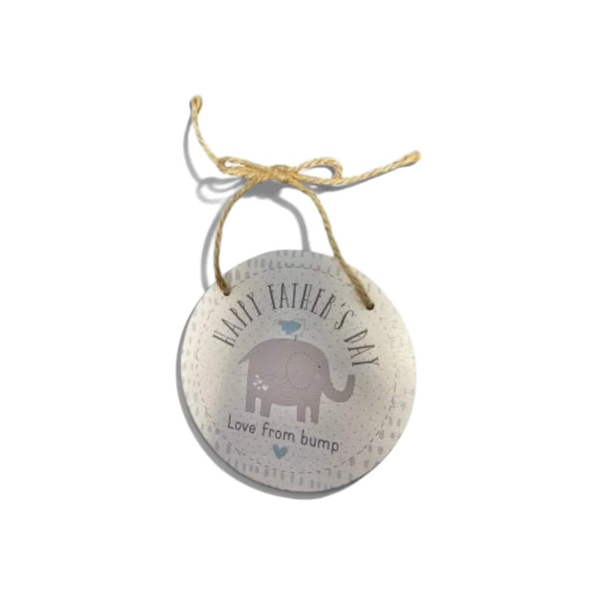 Mother's Day Love From The Bump Plaque - Natural Wood