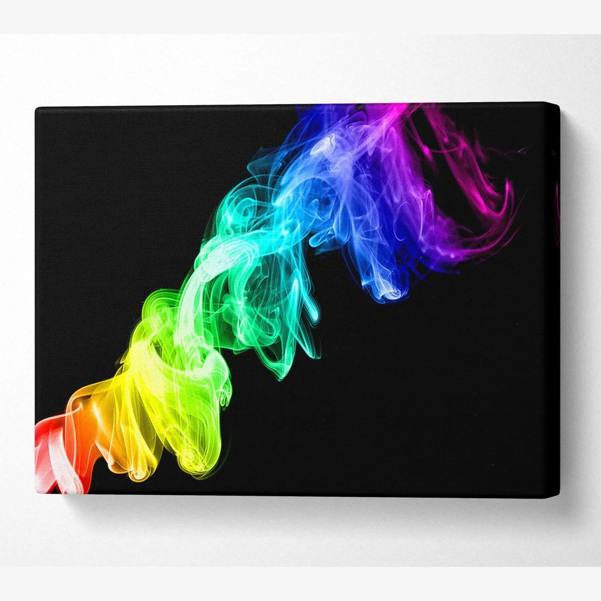 Colorful Smoke 2 Canvas Print Wall Art - Yellow / 81.28cm – image 1