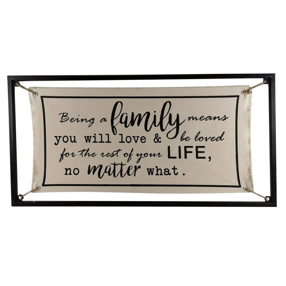 Family Love Fabric Wall Art – image 2