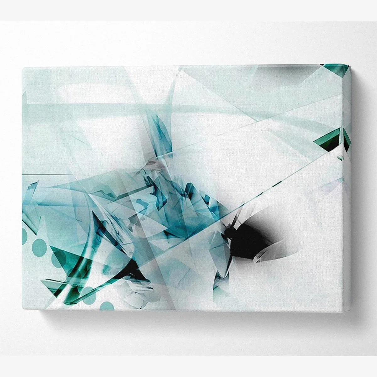 Shardes Of Green Canvas Print Wall Art - Yellow / 81.28cm – image 1