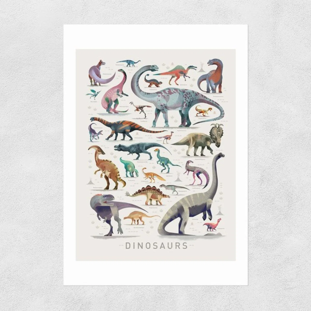 Dinosaurs by Dieter Braun - Orange