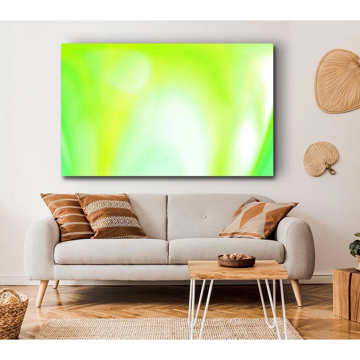 Lime Infusion Canvas Print Wall Art - Yellow / 81.28cm – image 4