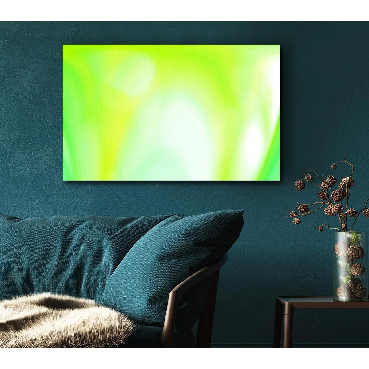 Lime Infusion Canvas Print Wall Art - Yellow / 81.28cm – image 5