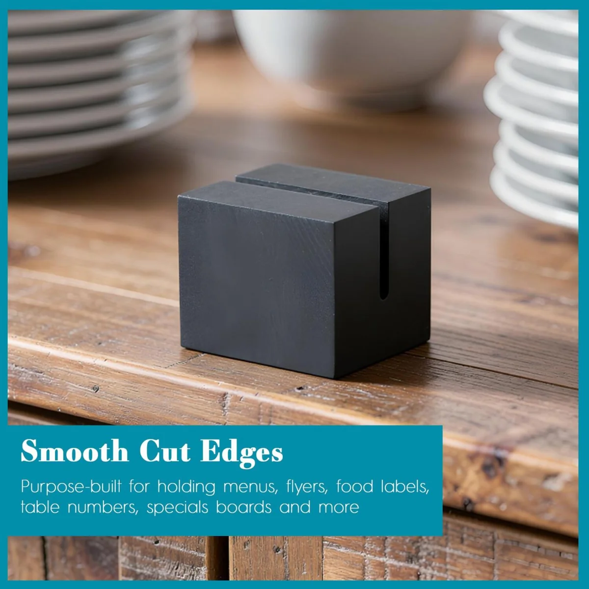 Natural Slate Sign Holder - 3cm - Grey – image 4