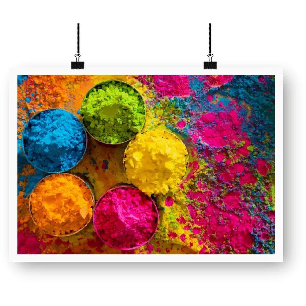 Colourful Bowls Art Print - Blue / 59.4cm – image 2