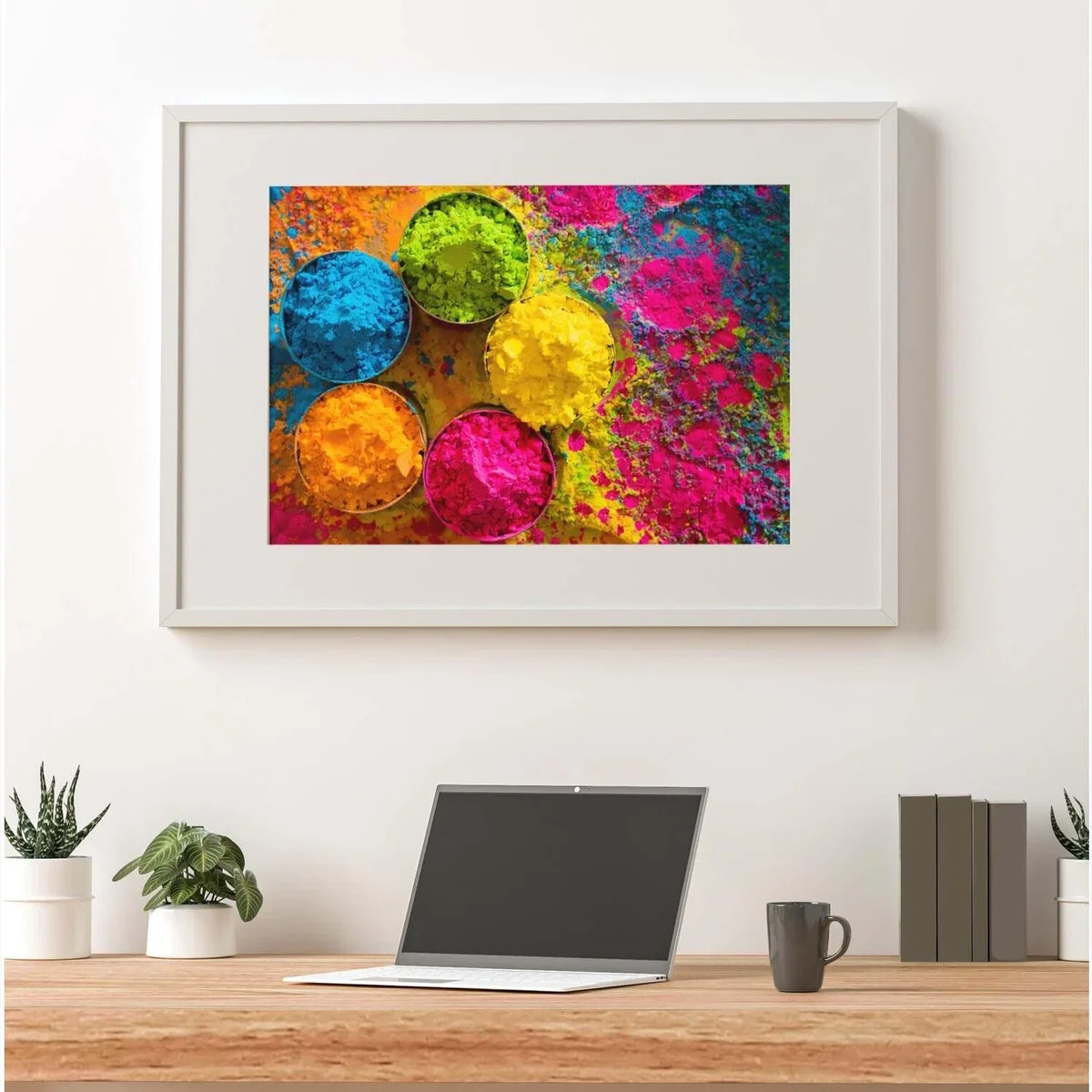 Colourful Bowls Art Print - Blue / 59.4cm – image 1