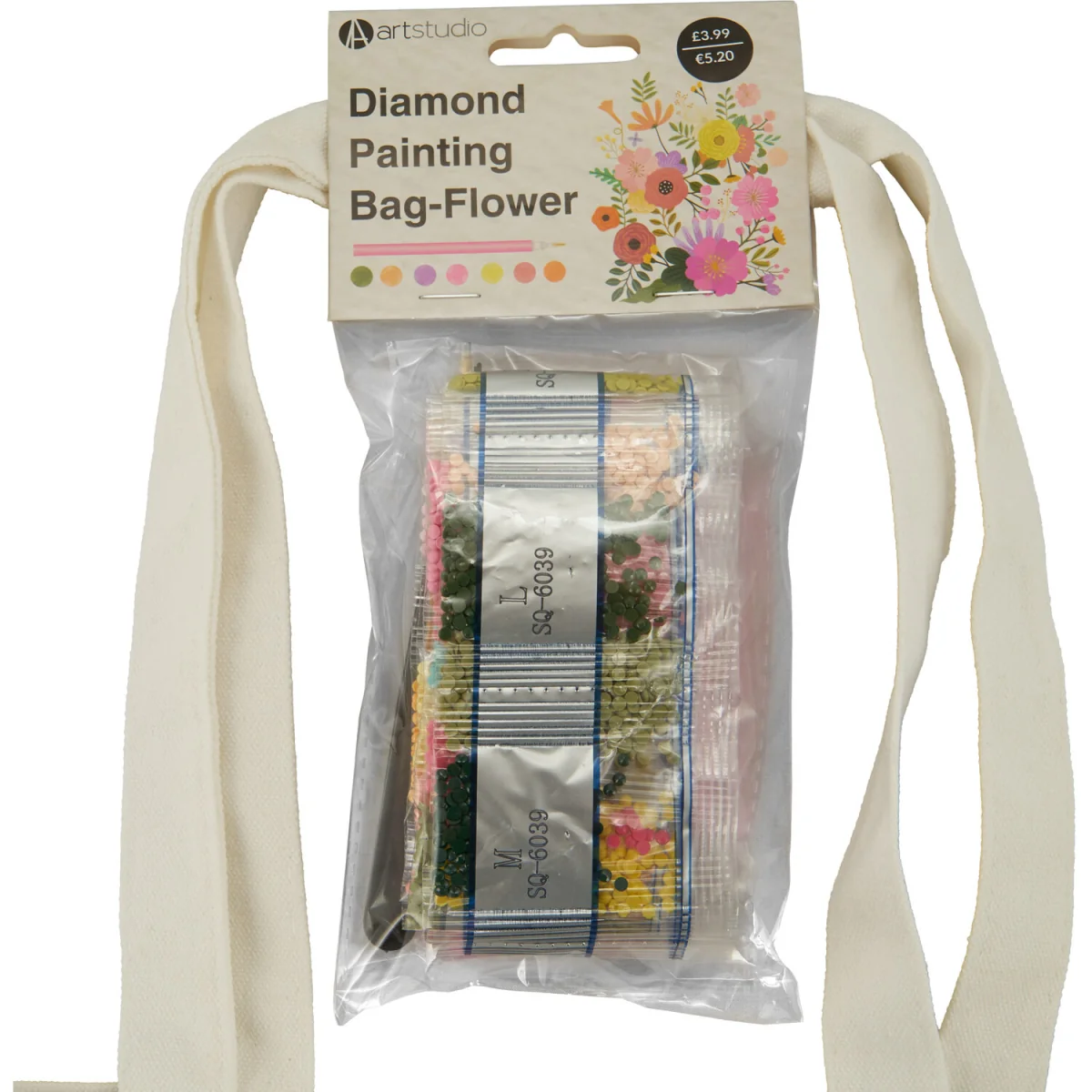 Bee or Flower Diamond Painting Bag – image 3