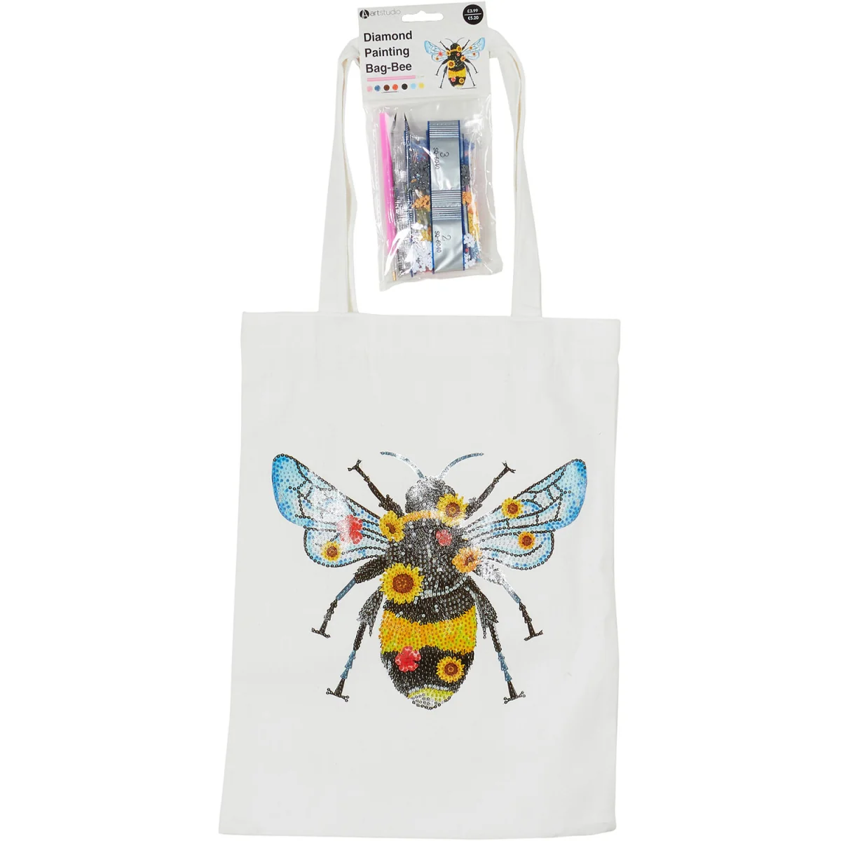 Bee or Flower Diamond Painting Bag – image 6