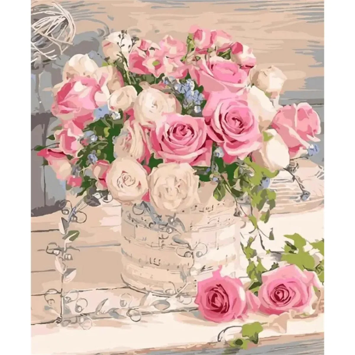 Roses Bouquet Diamond Painting Kit - Multi – image 2
