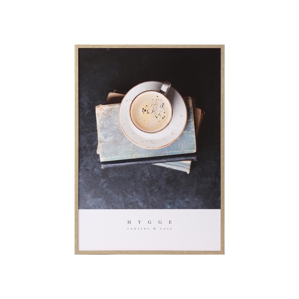 Coffee Break Framed Print - Black