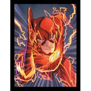 The Flash (Zoom) Framed Print – image 2