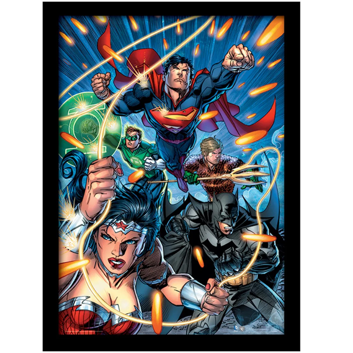 DC Comics (Justice League Attack) Framed Print – image 2