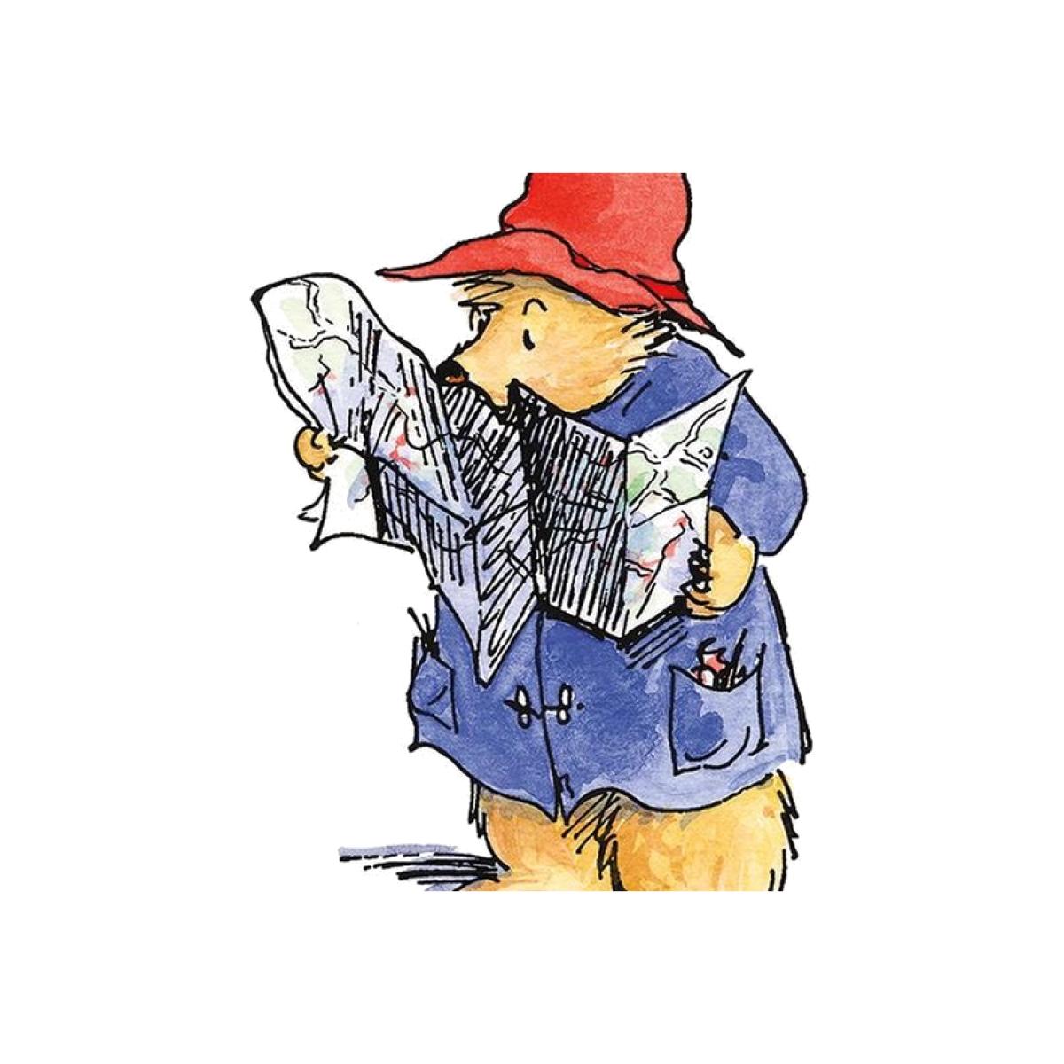 Paddington Bear Map - White
