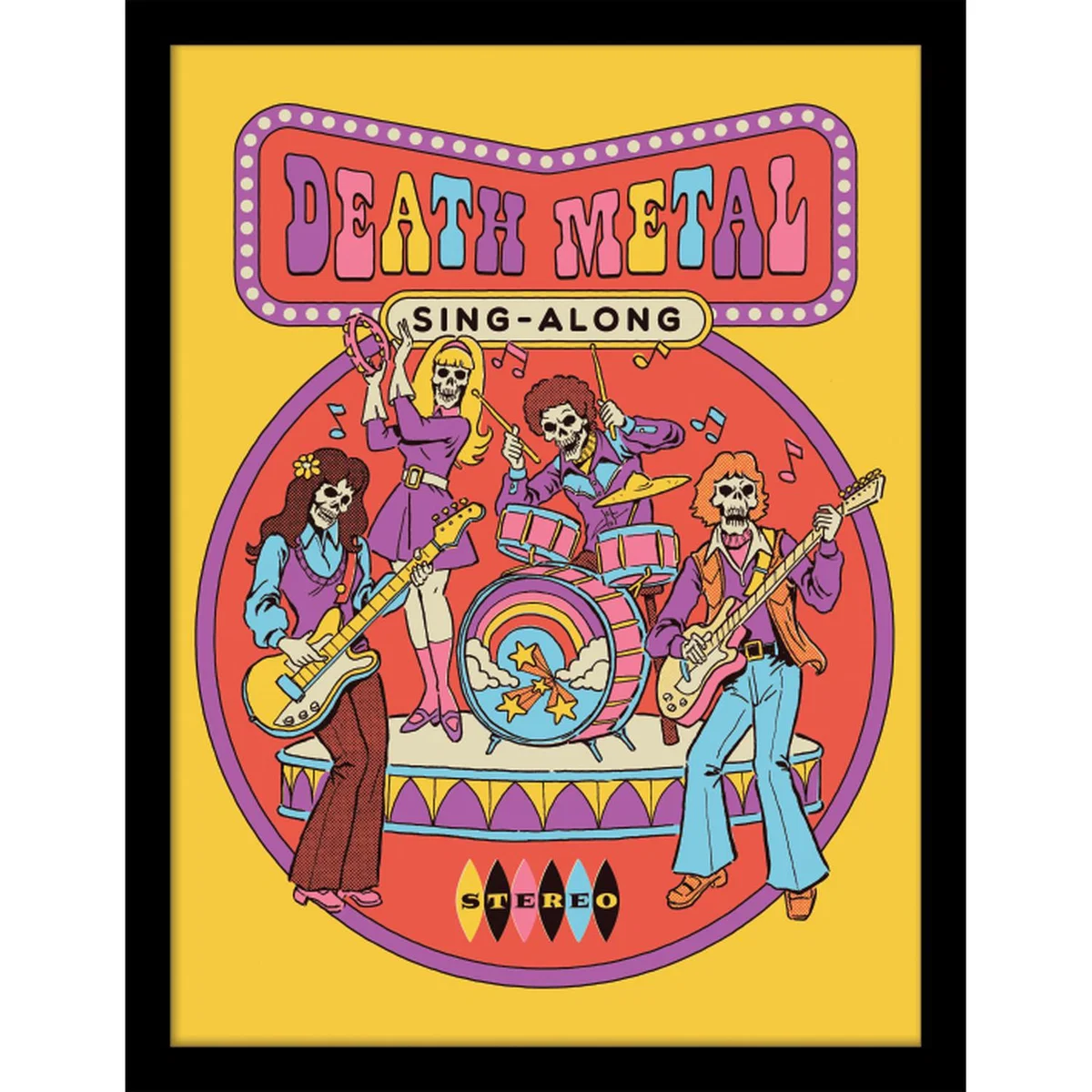 Steven Rhodes (Death Metal Sing Along) Framed Print – image 2