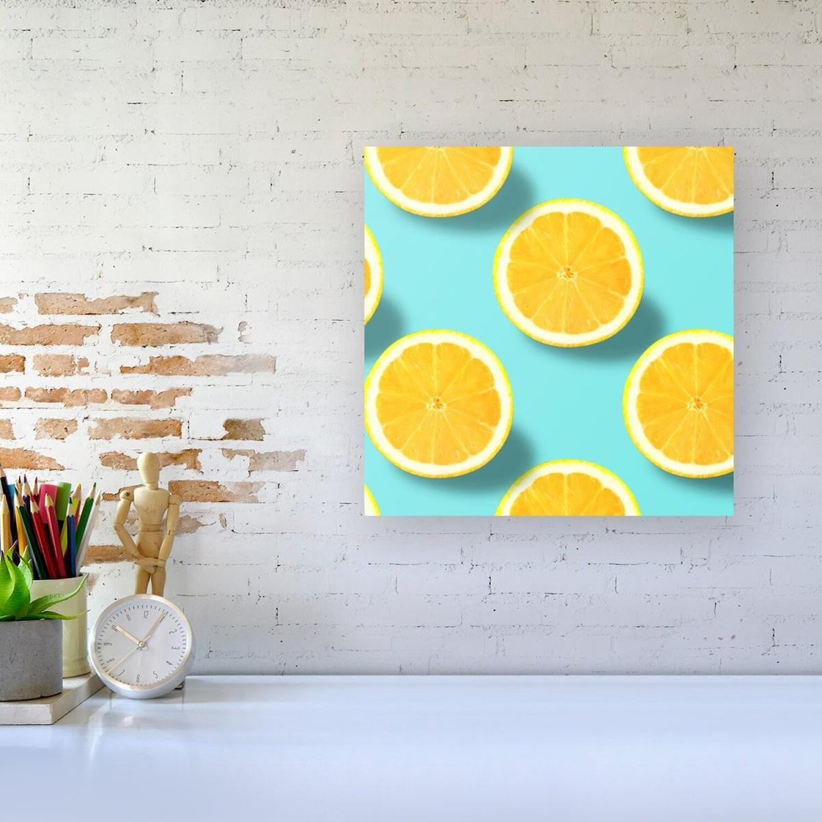 Fresh Lemons Canvas Print - Yellow / Medium – image 2