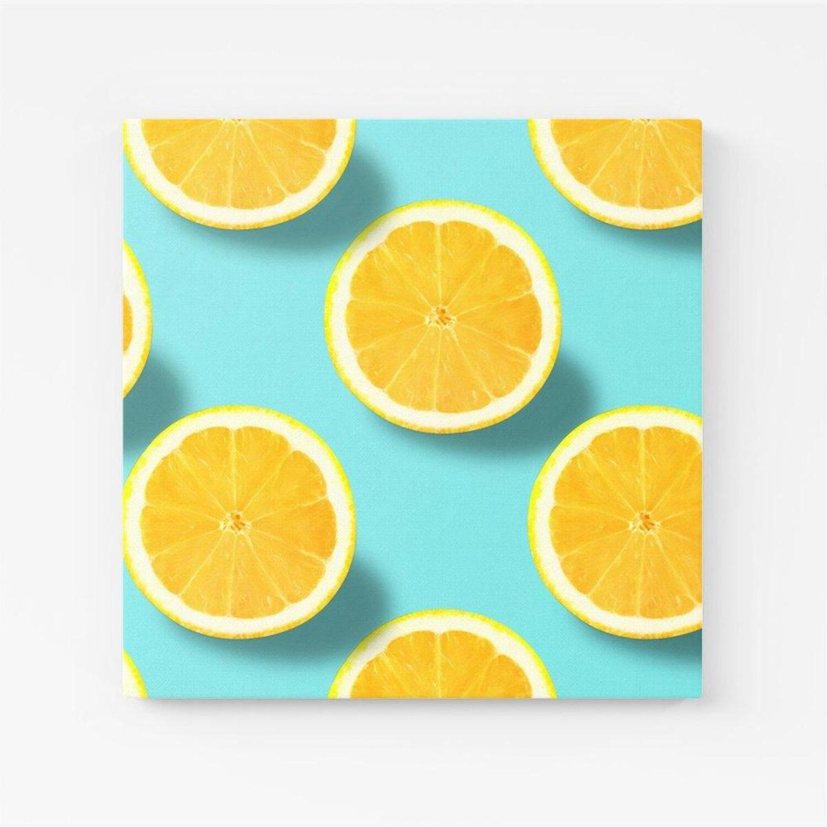 Fresh Lemons Canvas Print - Yellow / Medium – image 1