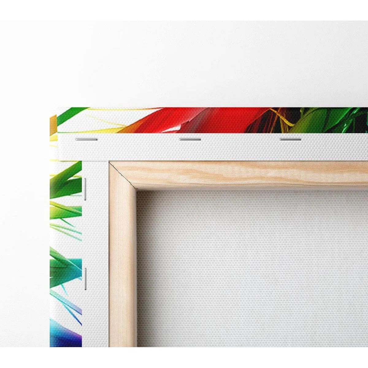 Rainbow Maze Canvas Print Wall Art - Yellow / 35.56cm – image 3