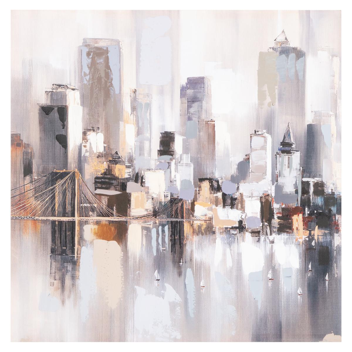 Abstract New York Hand Painted Canvas – image 2