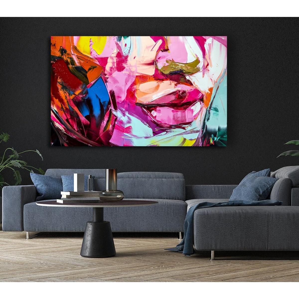 The Lips Of Colour - Yellow / Large 26 x 40 Inches – image 3