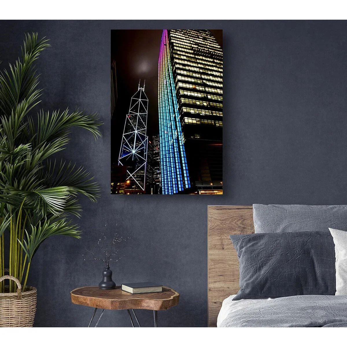 Hong Kong Buildings Canvas Print Wall Art - Yellow / 50.8cm – image 5