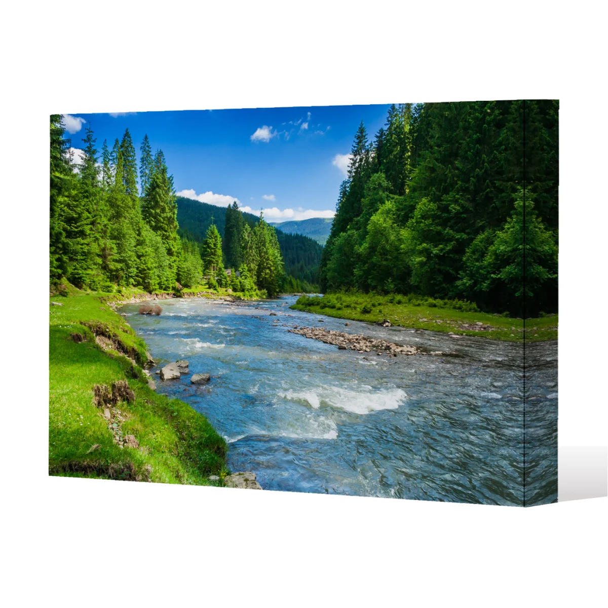 beautiful scenery Canvas Print - Blue / 61cm / 41cm – image 1