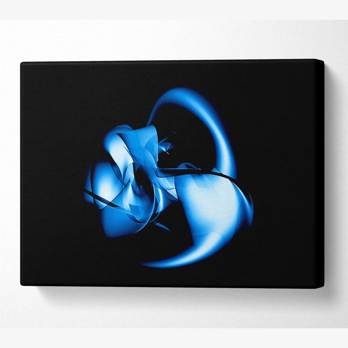 Liquid Metal Canvas Print Wall Art - Yellow / 50.8cm – image 1