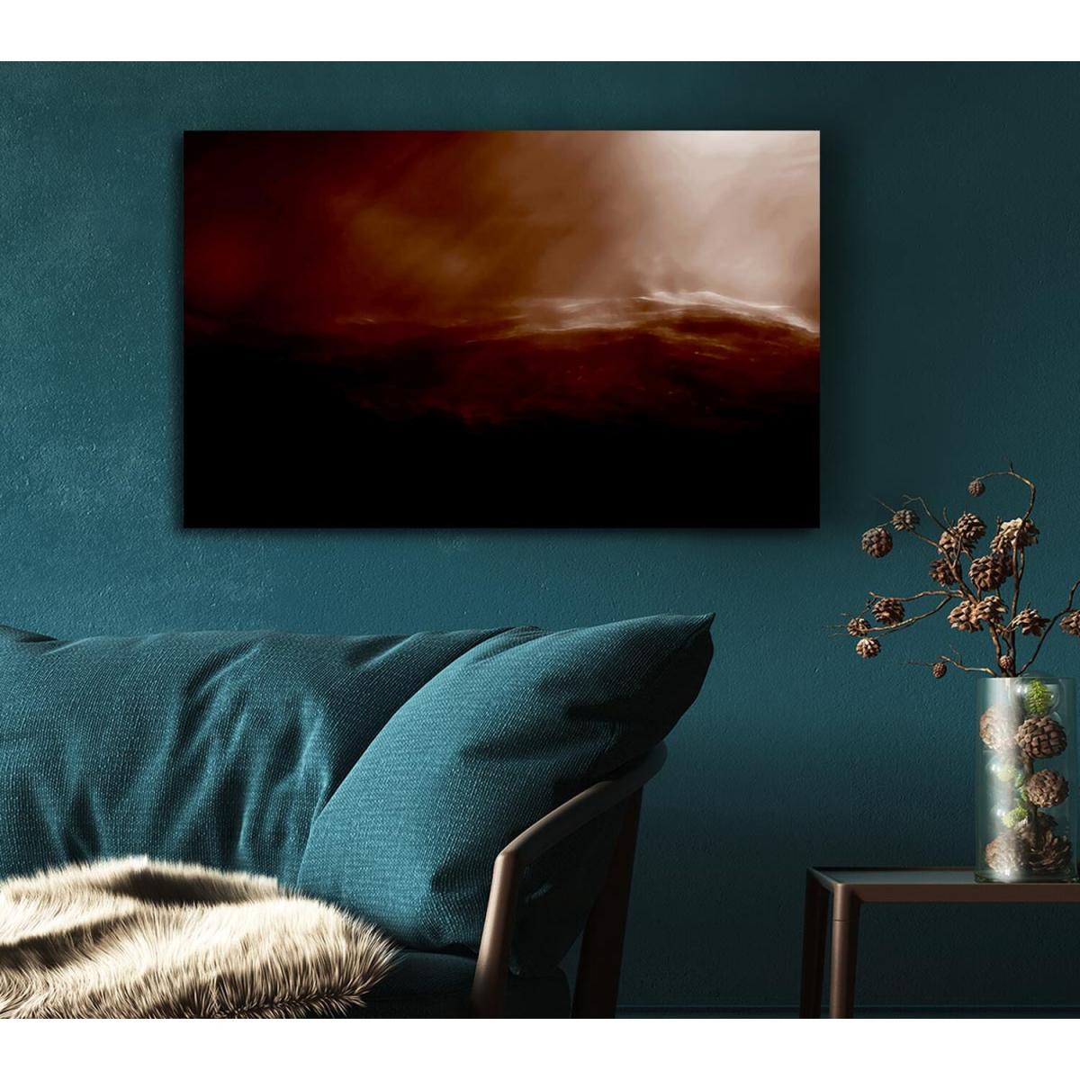 Brown Canvas Print Wall Art - Yellow / 66.04cm – image 4
