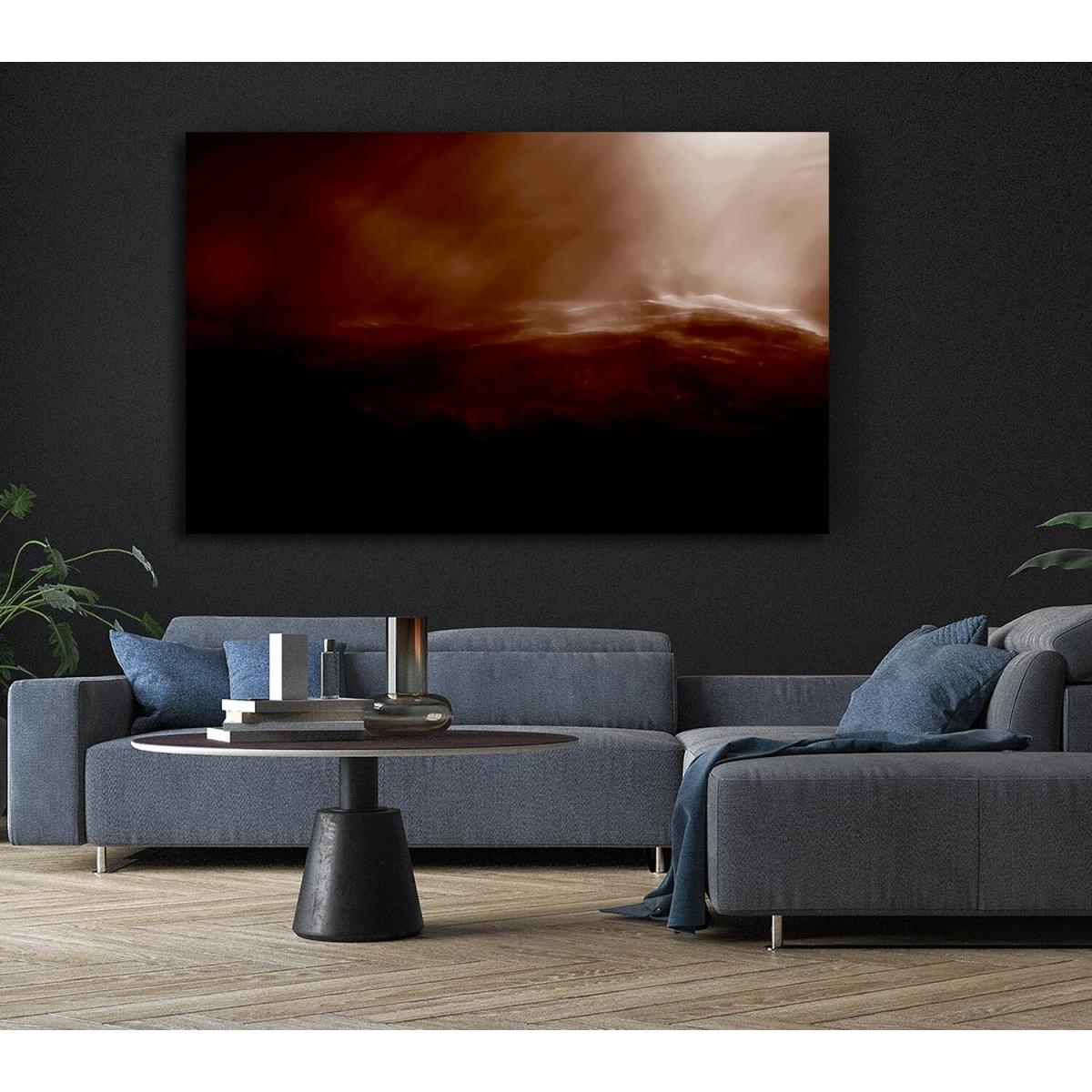 Brown Canvas Print Wall Art - Yellow / 66.04cm – image 5