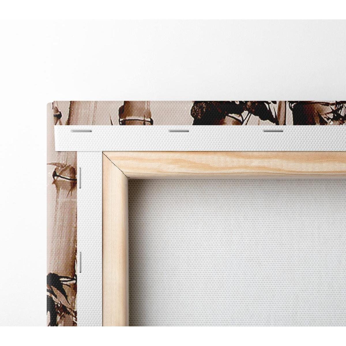 Bamboo Caines Canvas Print Wall Art - Yellow / 66.04cm – image 2