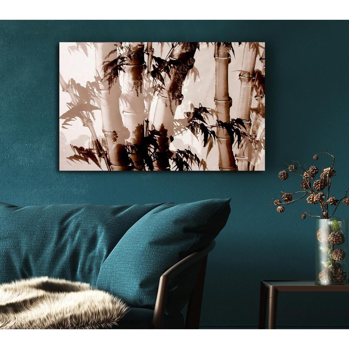 Bamboo Caines Canvas Print Wall Art - Yellow / 66.04cm – image 4