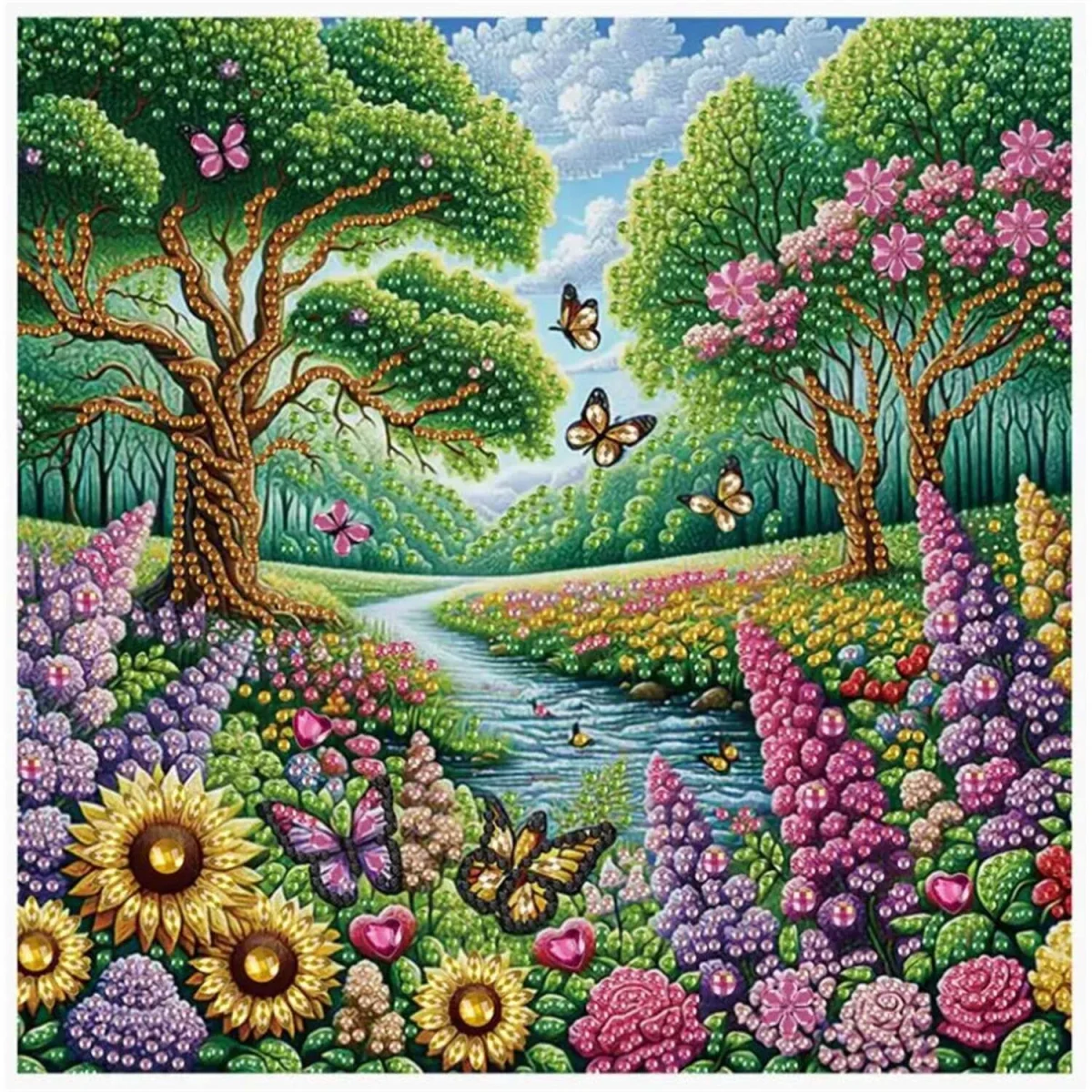 Summer Scene Diamond Painting Kit - Multi – image 2