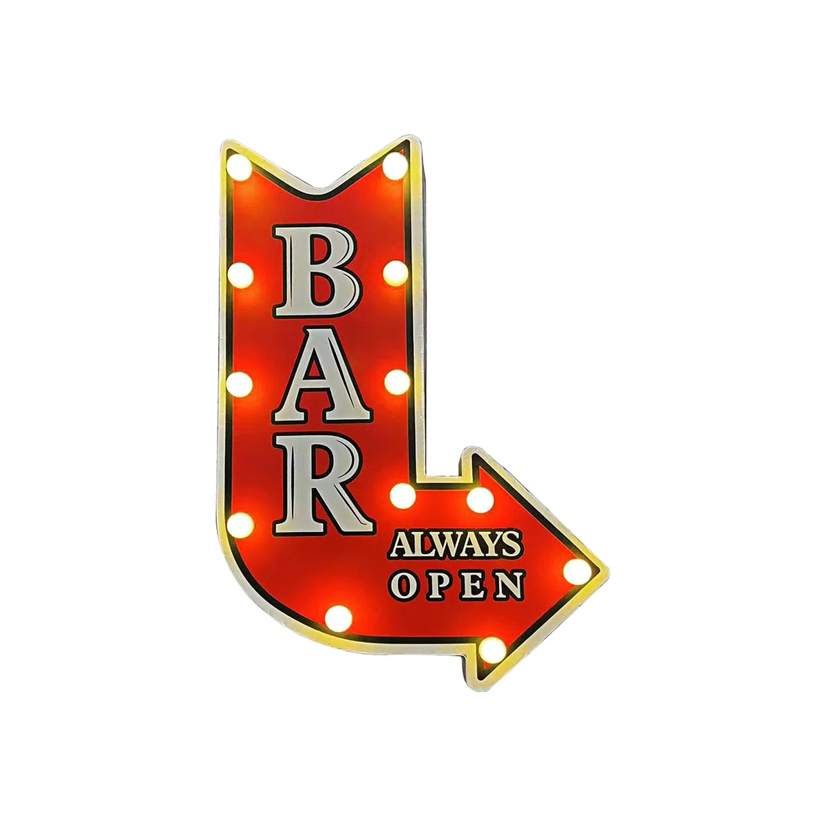 LED Bar Always Open Sign - Red – image 1