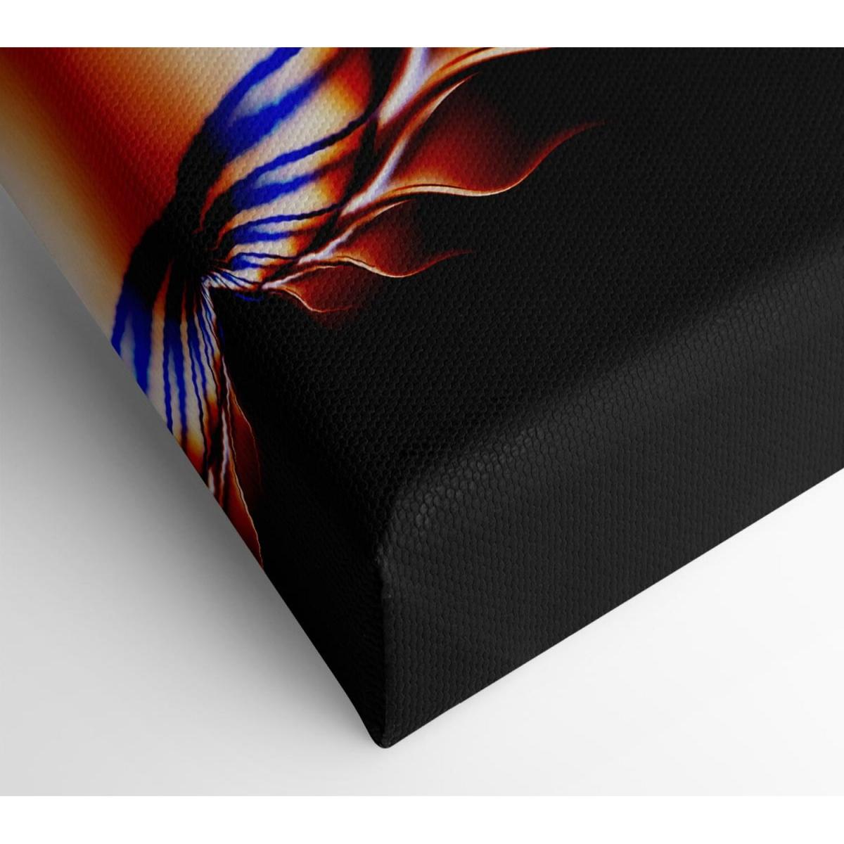 Flames Of Passion Canvas Print Wall Art - Yellow / 35.56cm – image 2
