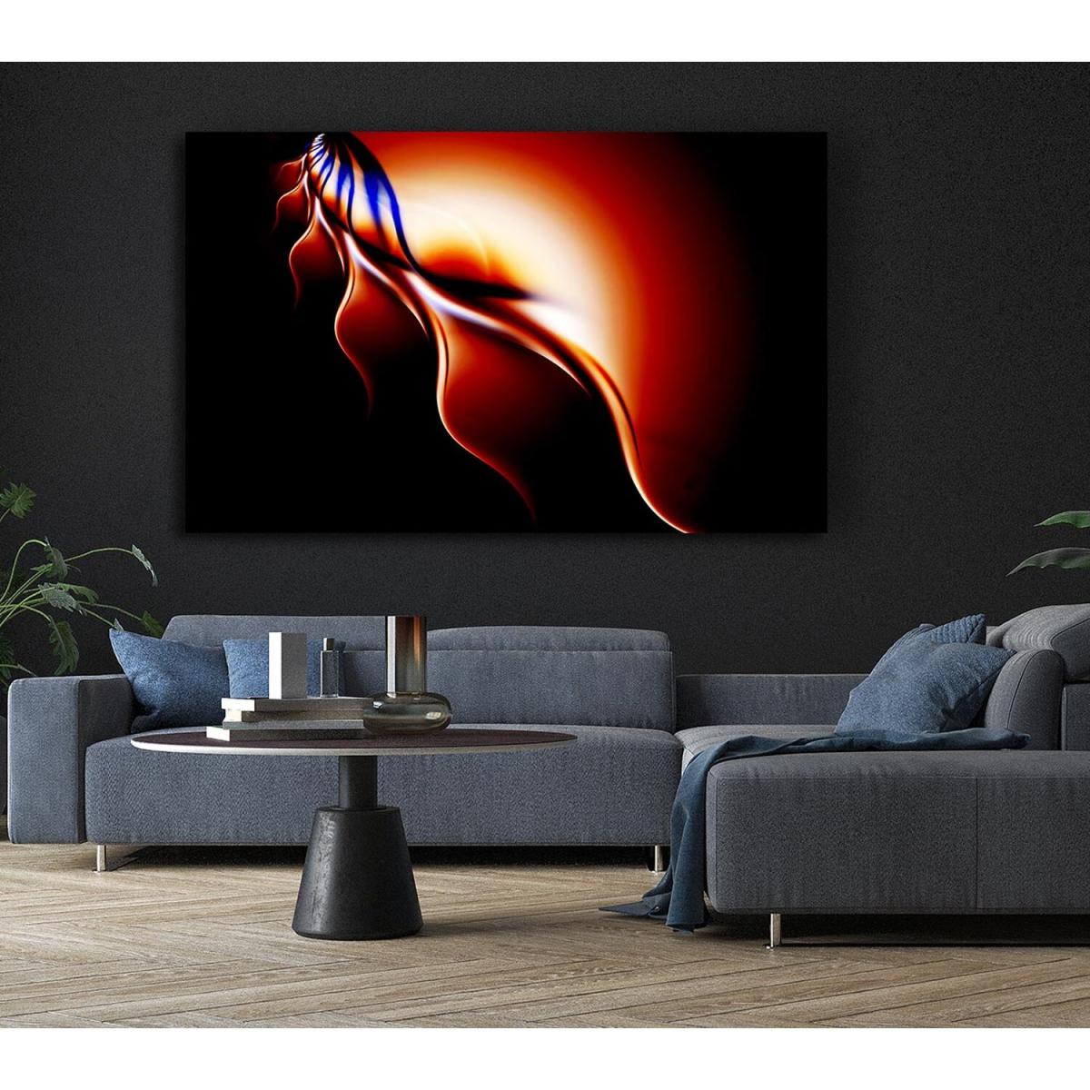 Flames Of Passion Canvas Print Wall Art - Yellow / 35.56cm – image 6